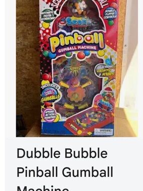 Pink Pinball Gumball Machine Toy - Interactive Play electric pinball